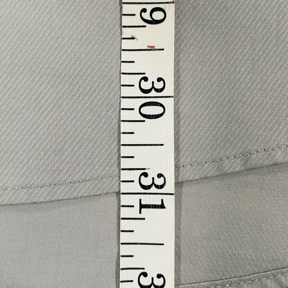 Joseph Abboud Mens Dress Shirt Long Sleeve Shirt Silver Mens Size 17.5 - Picture 6 of 10